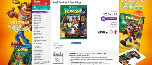 Crash Xbox One