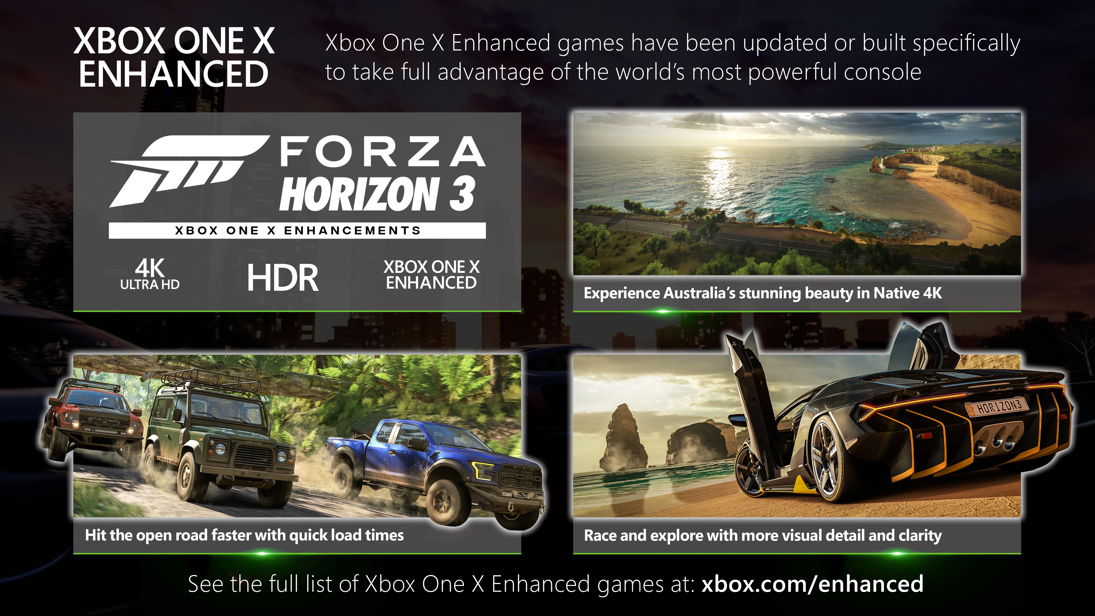 Forza Horizon 3 Xbox One X