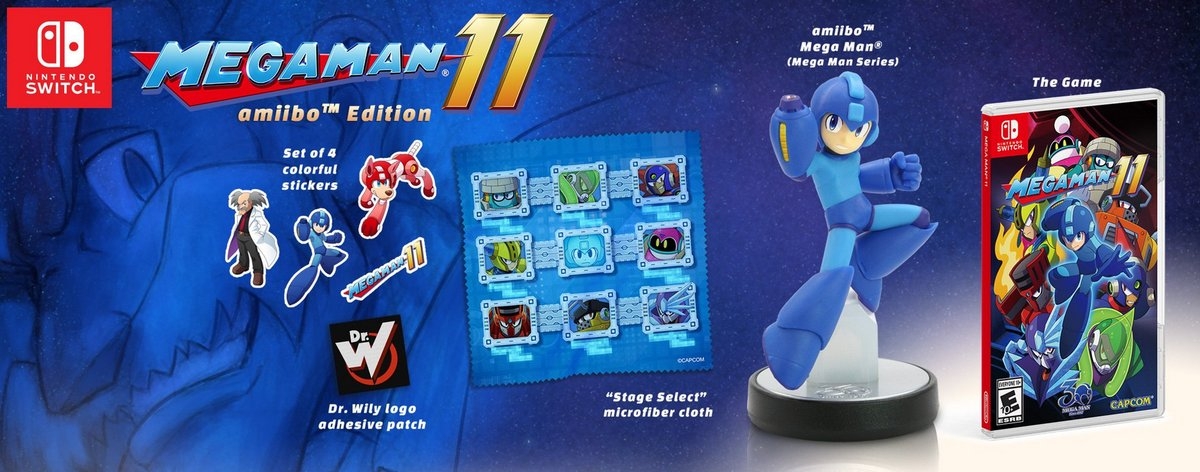 Mega Man 11 Amiibo