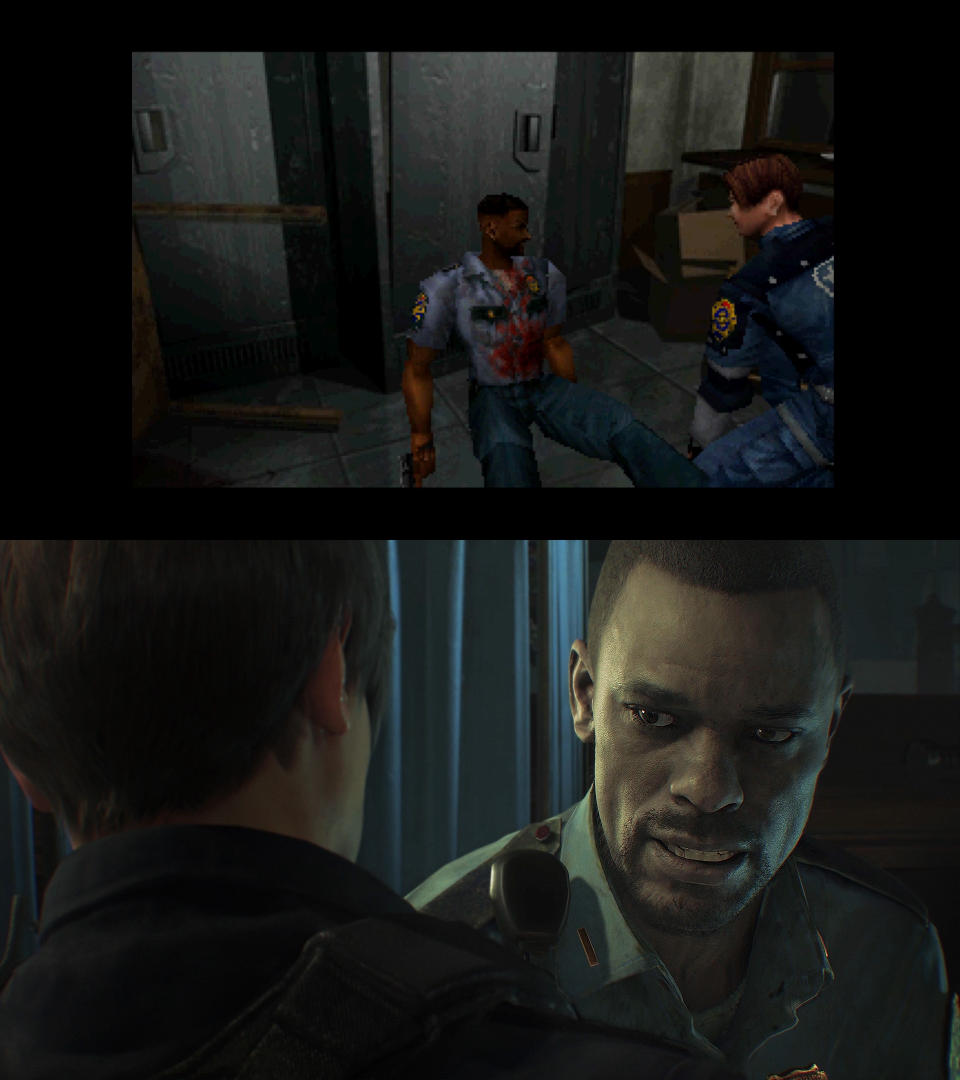 Resident Evil 2 Remake verschil 01