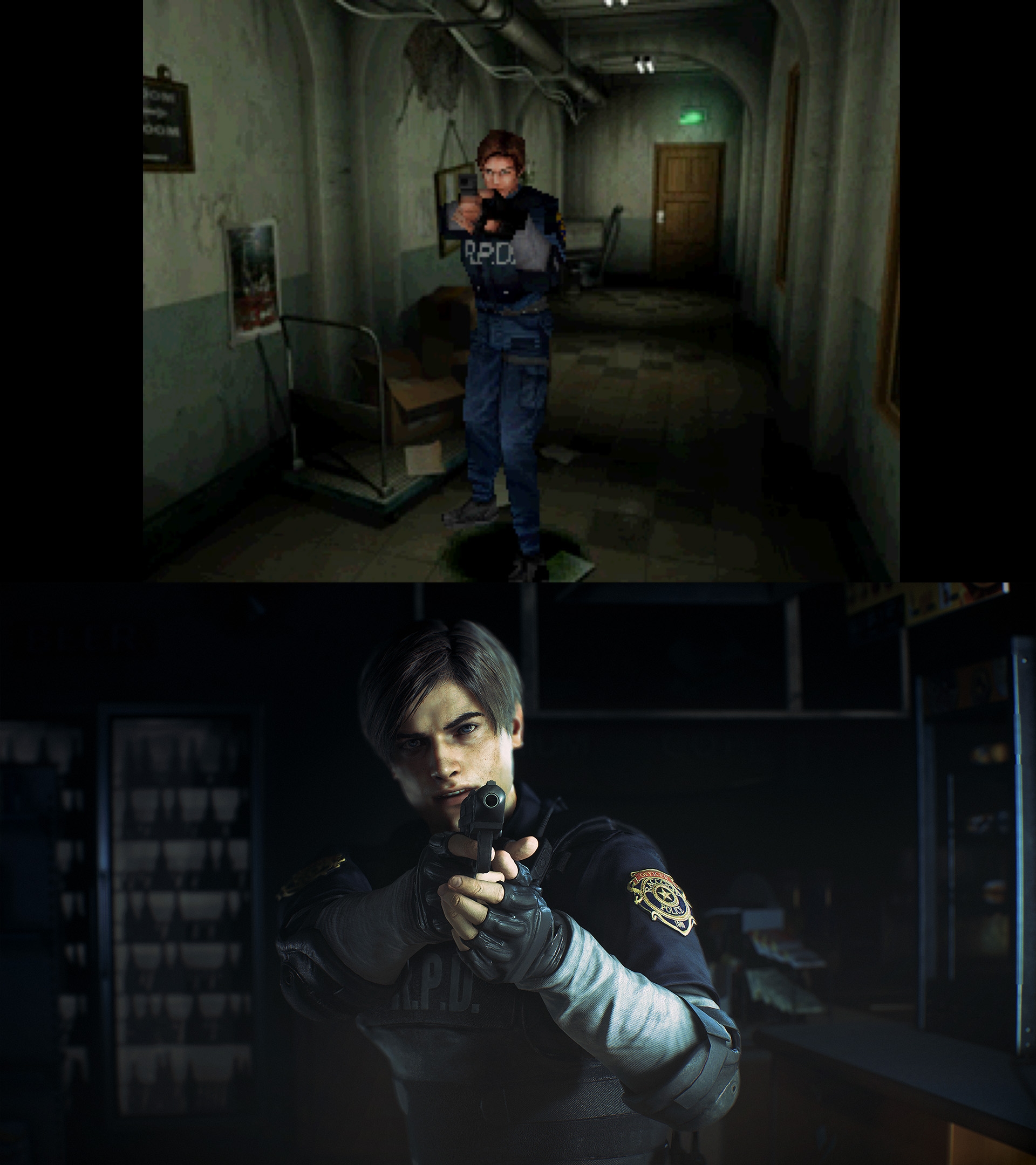 Resident Evil 2 Remake verschil 02