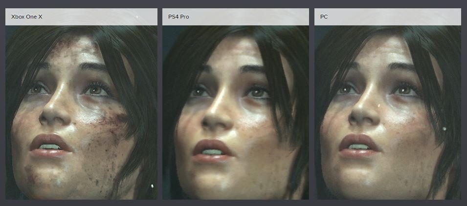 Rise of the Tomb Raider vergelijking