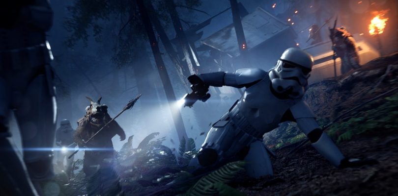 Vecht met Ewoks in Star Wars Battlefront II: Night on Endor